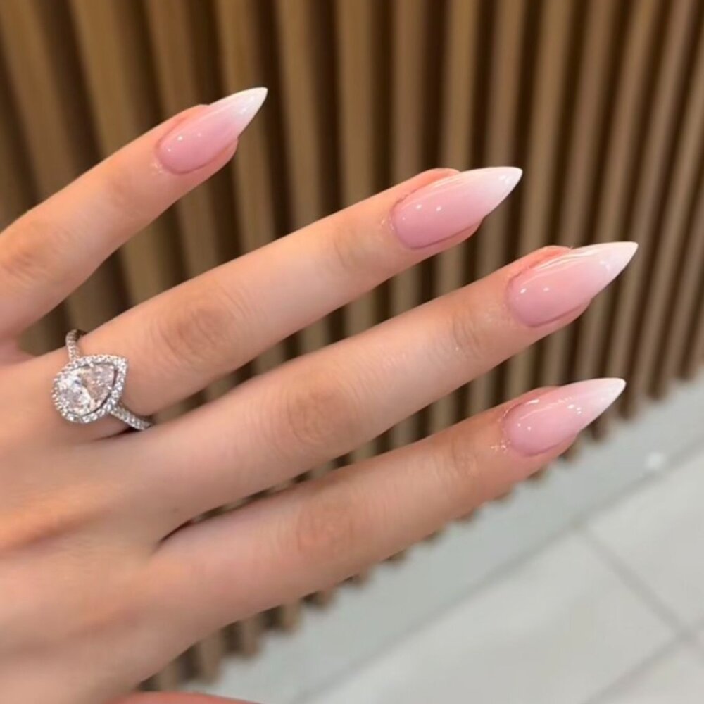 240pcs Matte Almond Gel Nail Tips – Pre‑Shaped Soft Gel Press‑On Nails